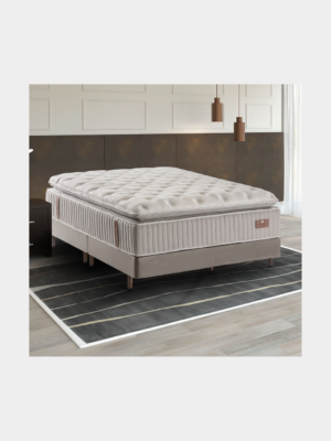 Cama Box + Colchão Simmons Heritage
