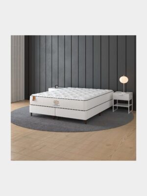 Cama Box + Colchão Simmons Madison