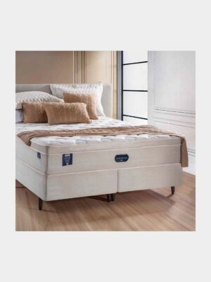 Cama Box + Colchão Simmons Marbella